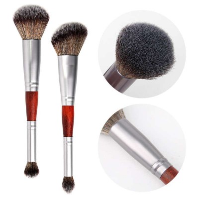 2020 Novel Two-Head Makeup Brush Soft Hair Blusher Brush Make-Up Powder Paint Makeup Tool